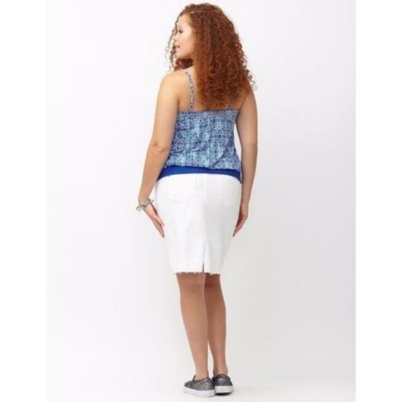 Lane Bryant Pink Printed Tube Top Tank 26/28 - Picture 3 of 3